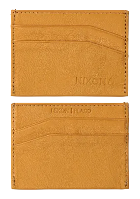 Flaco Leather Card Wallet - Yellow