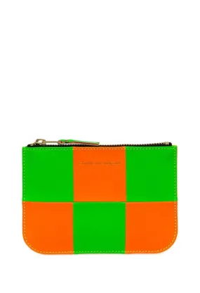 Fluo Squares Small Zip Wallet