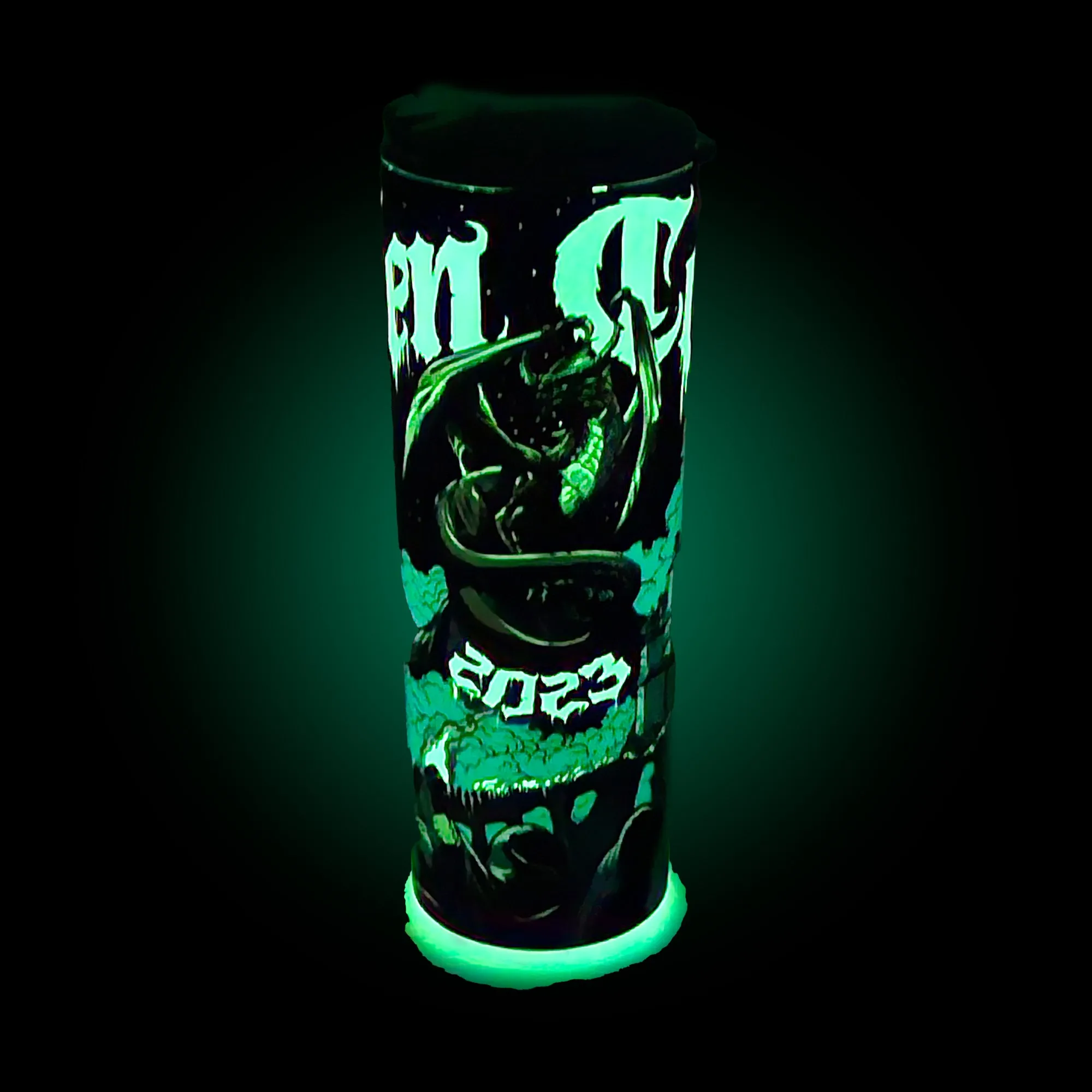 Gen Con 2023 Genevieve 20oz Glow Metal Tumbler