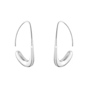 Georg Jensen Offspring Silver Open Earhoops Earrings 433E