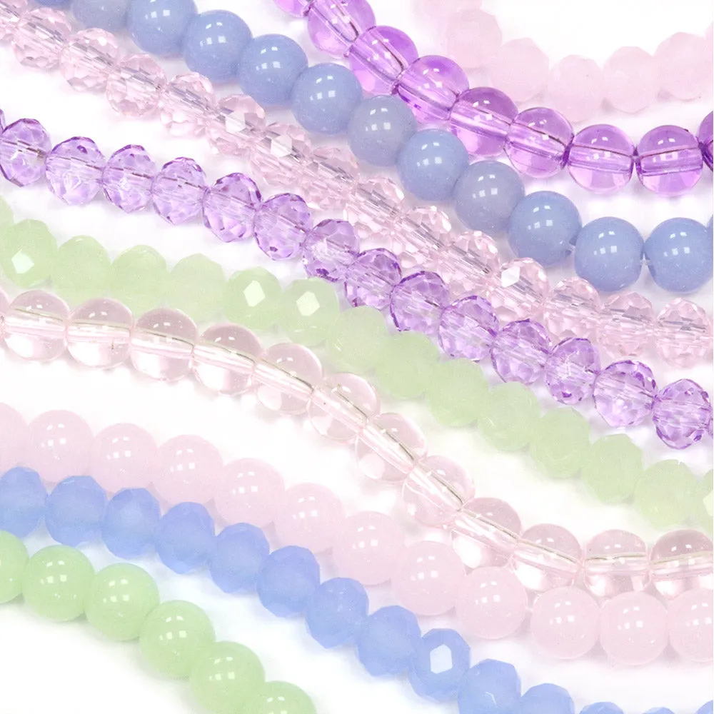 Glass Bead Bundle Spring Mix - 10 Strands