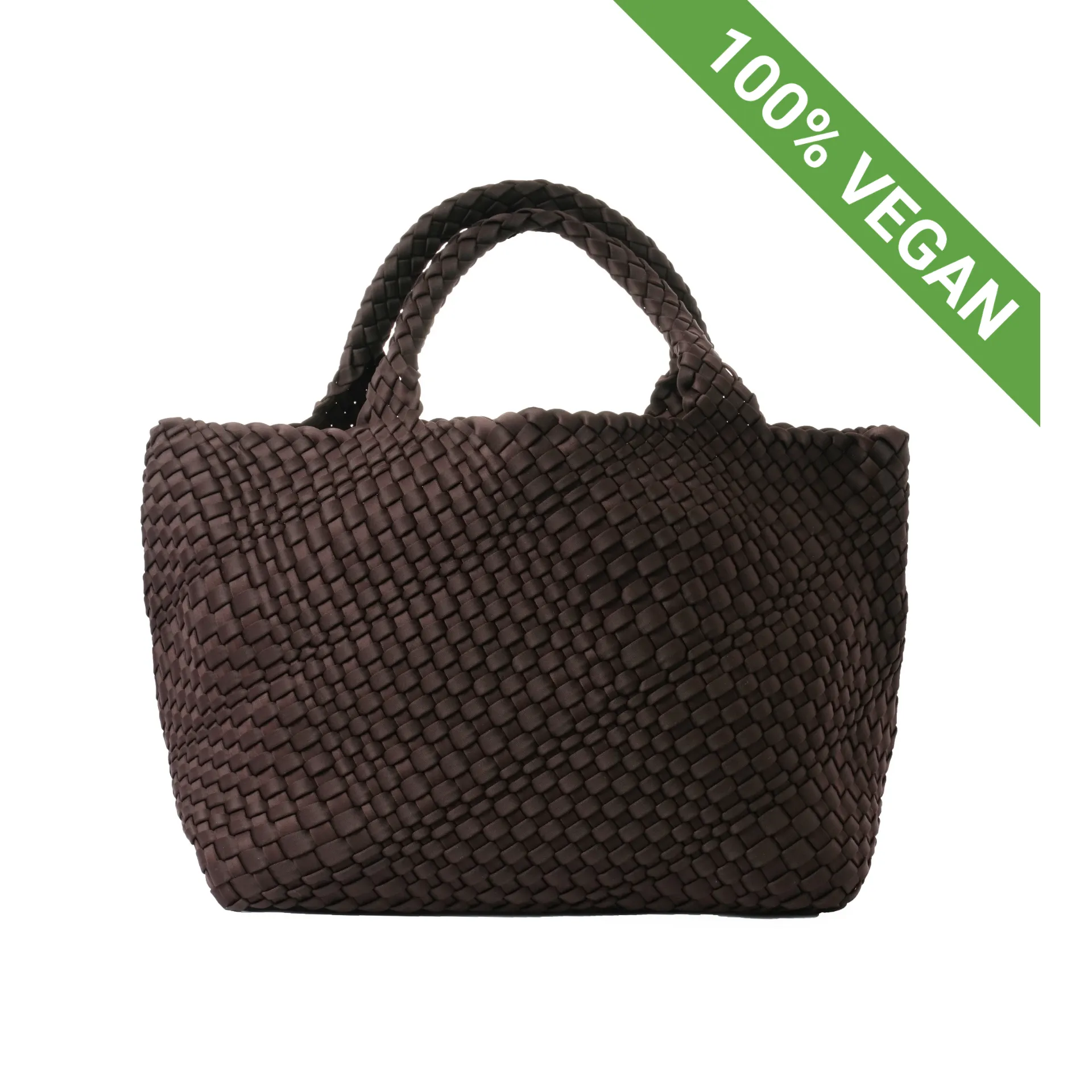 Hand Braided Shopper | Brown | Vegan