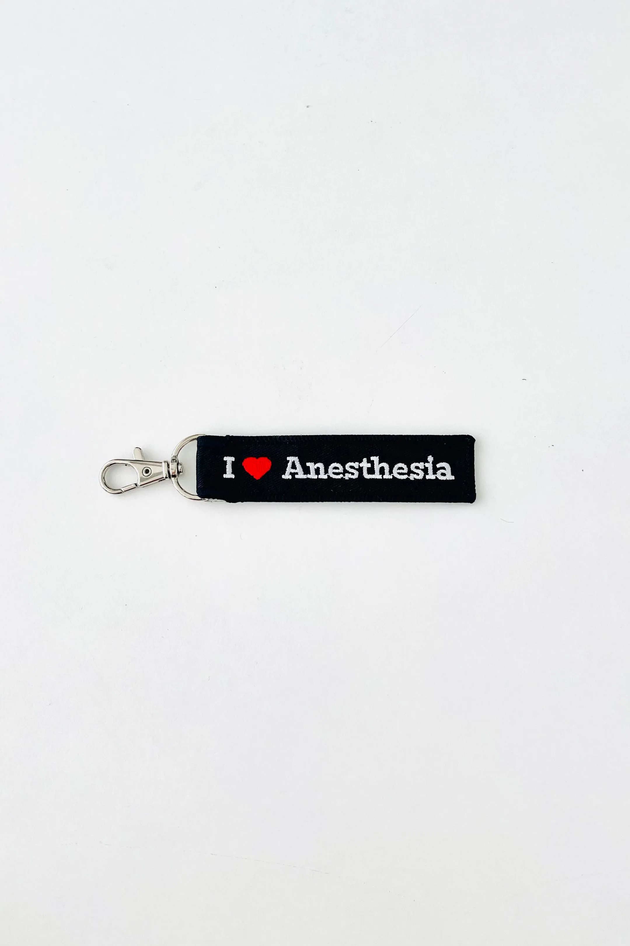 I Love Anesthesia Key Chain