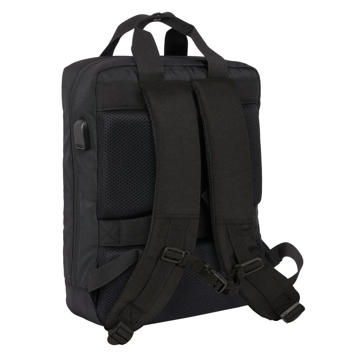 Laptop Backpack F.C. Barcelona Premium Black 29 x 39 x 11 cm 13,3"