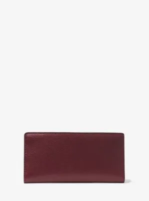 Large Saffiano Leather Slim Wallet