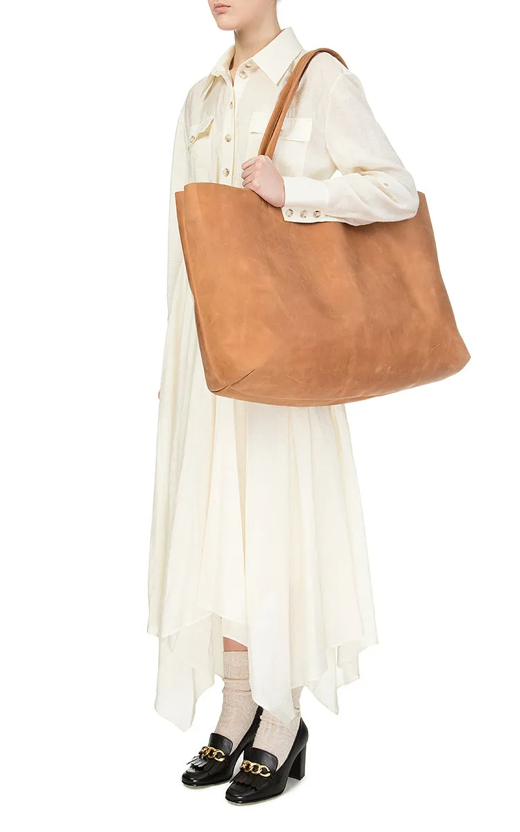 Leather Shopper