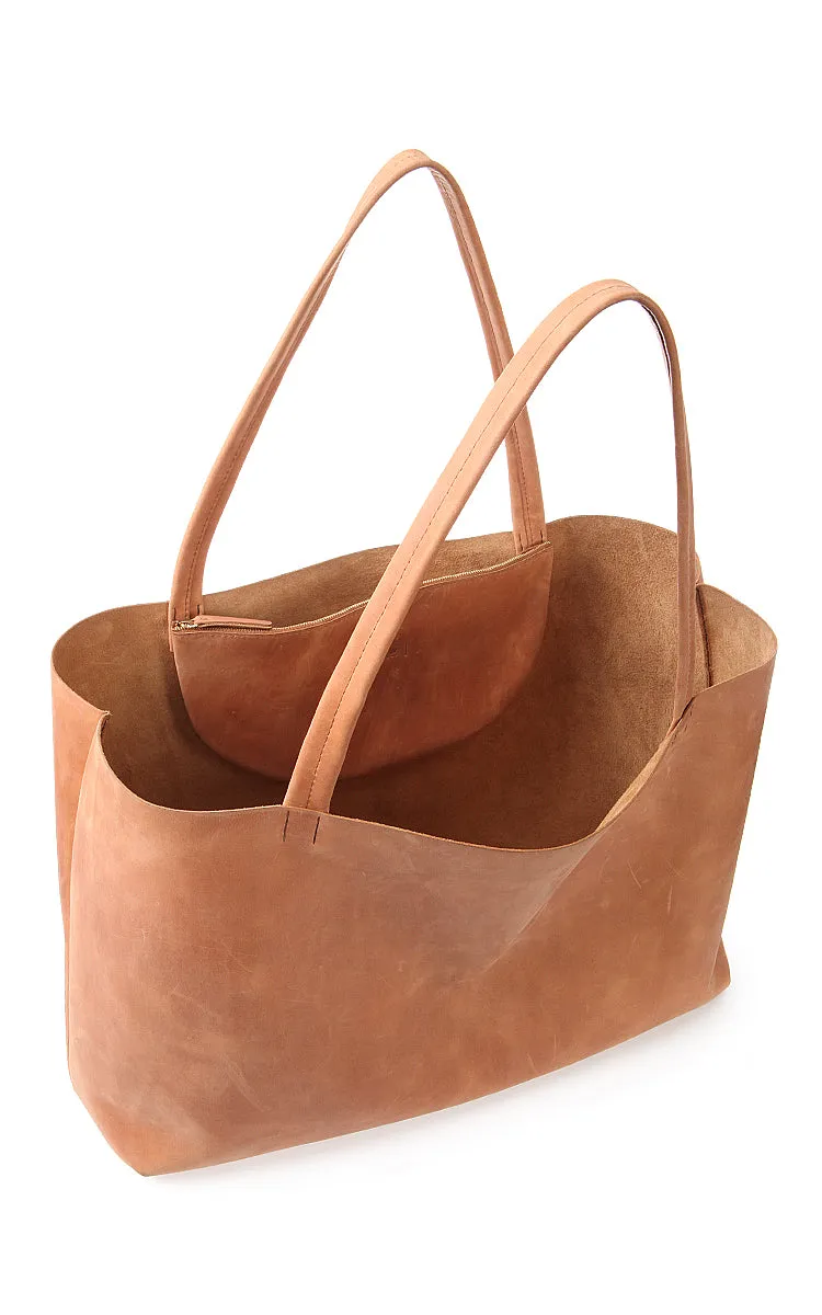 Leather Shopper