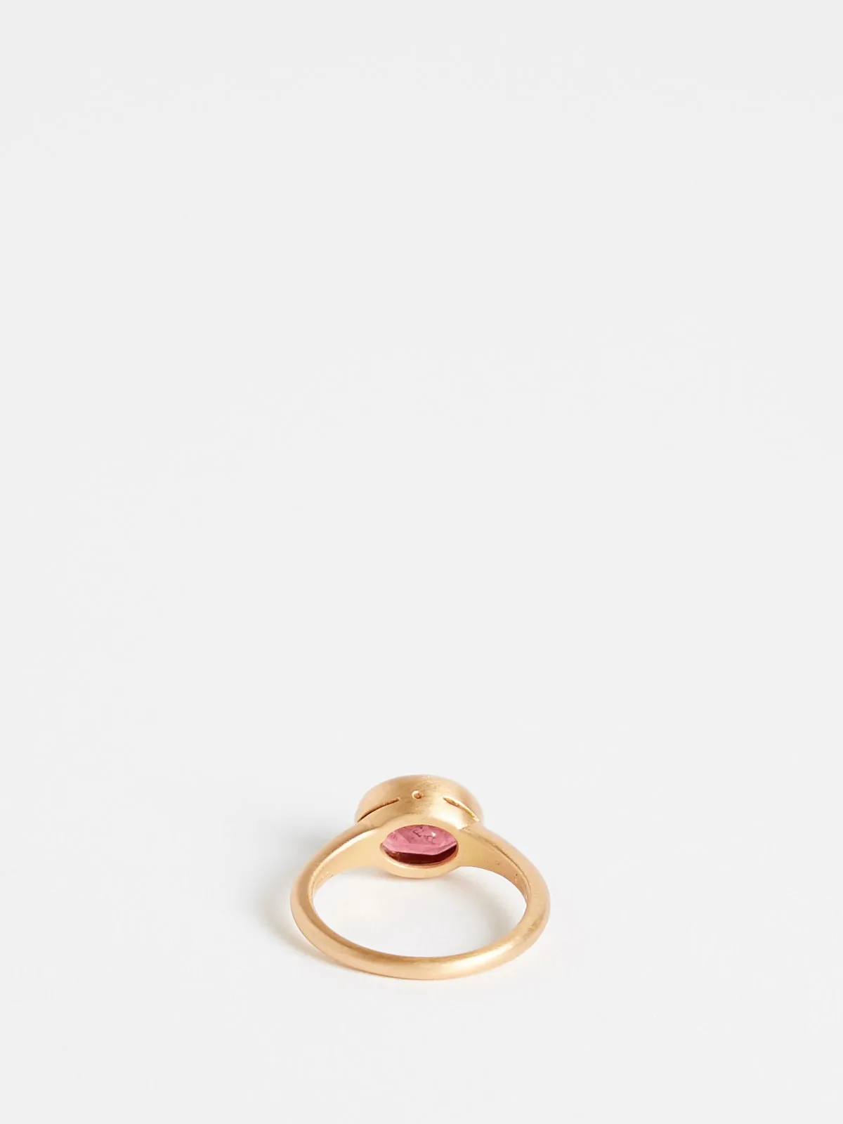 Maisie High Ring in 18k Red Gold with 2.17ct Rose Tourmaline