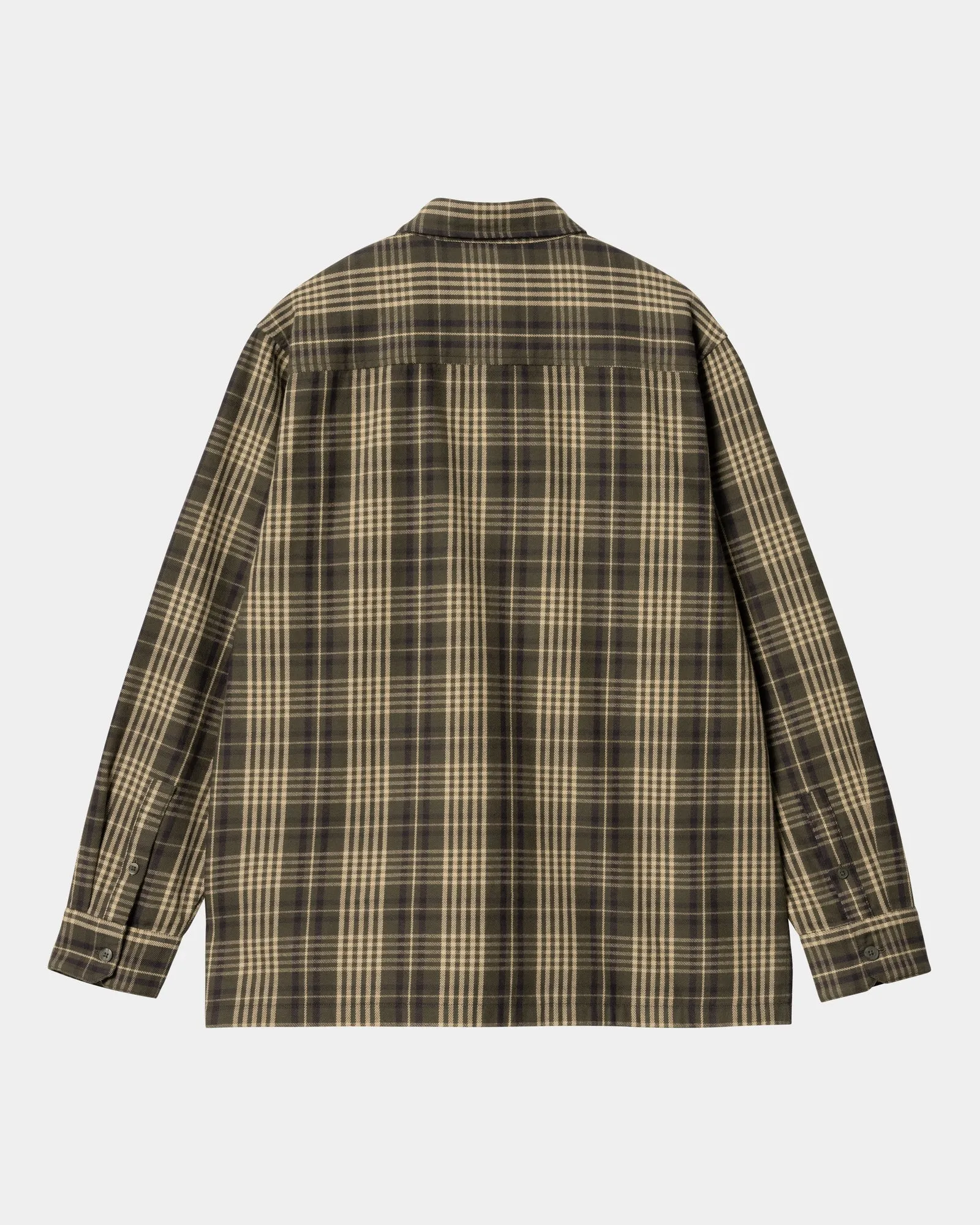 Mandlik Check Shirt | Office Green