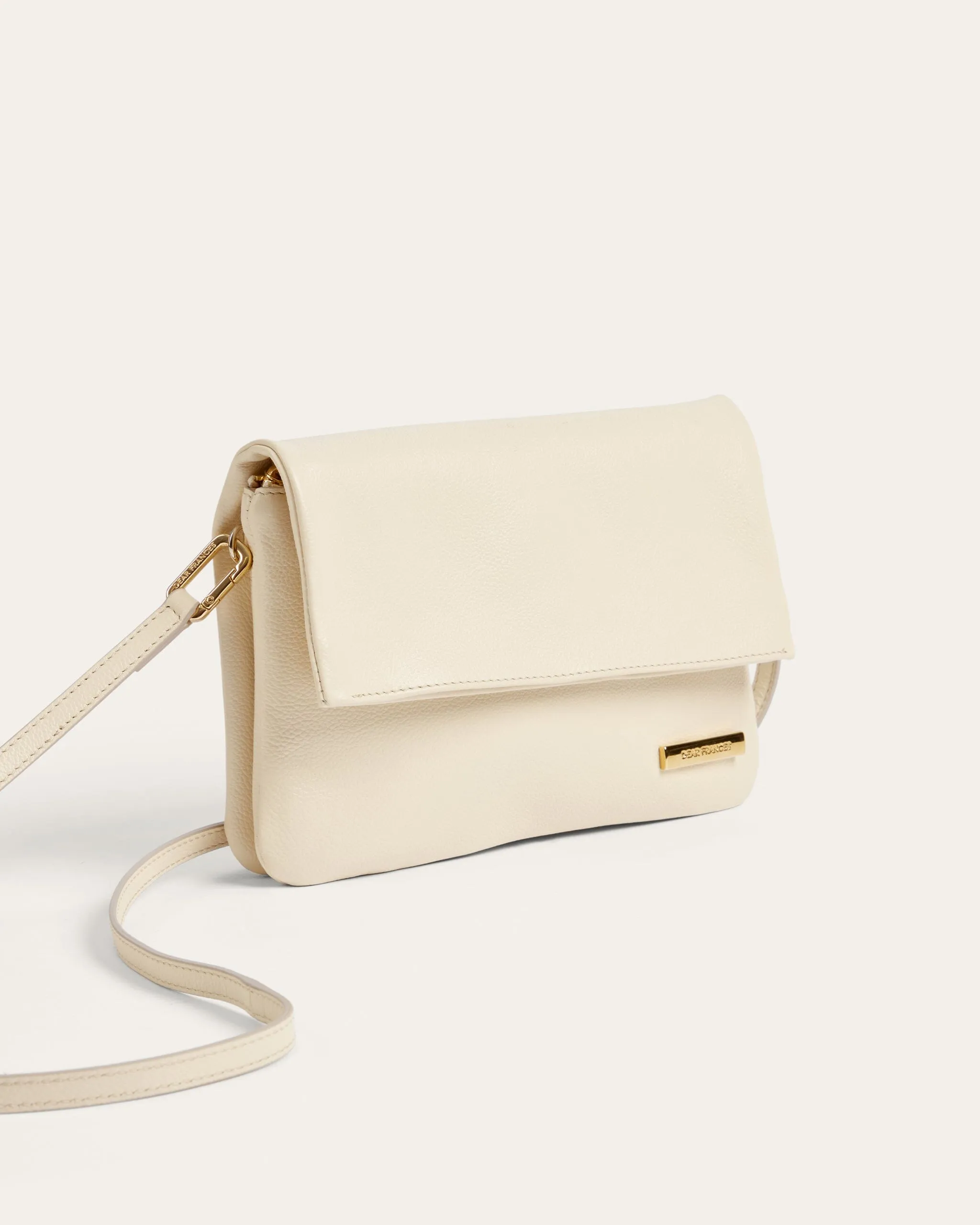 Mari Small Crossbody, Crema