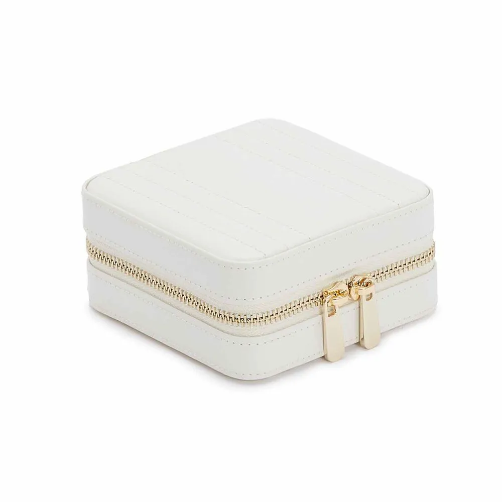 Maria Small Zip Case, White