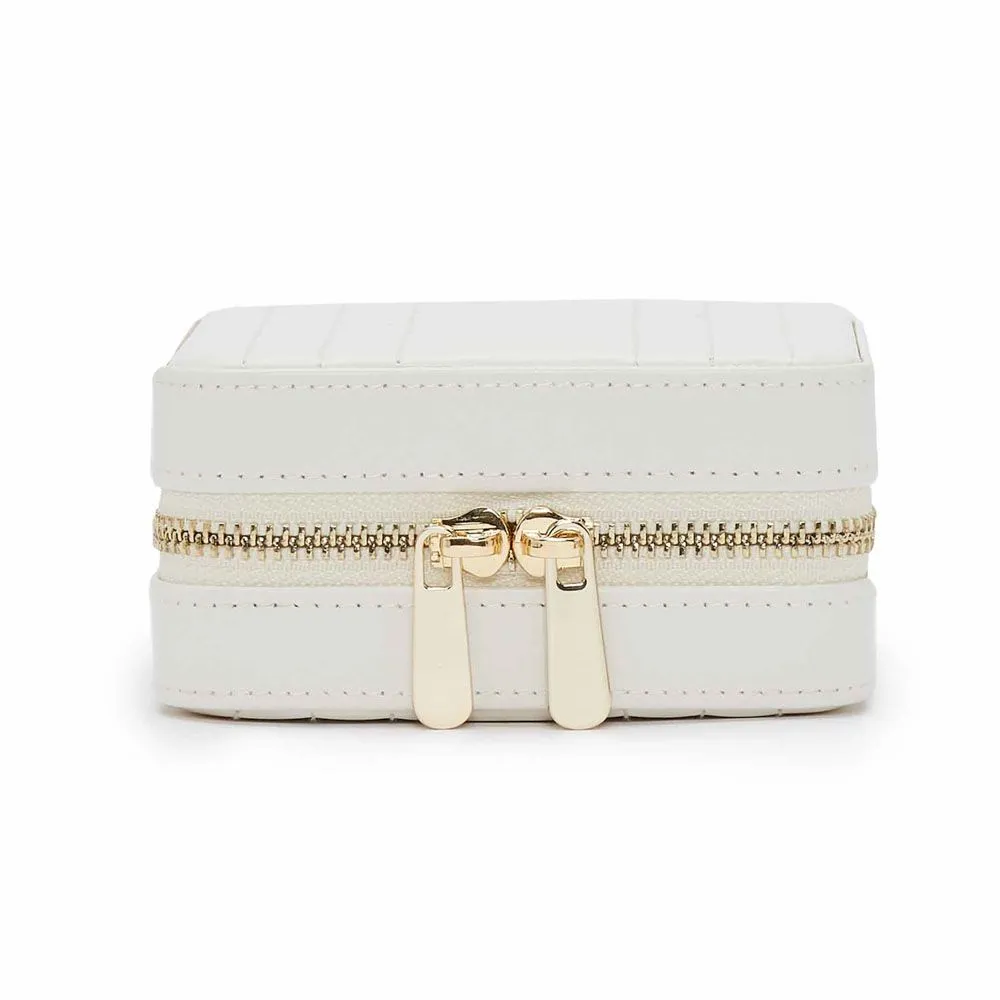 Maria Small Zip Case, White