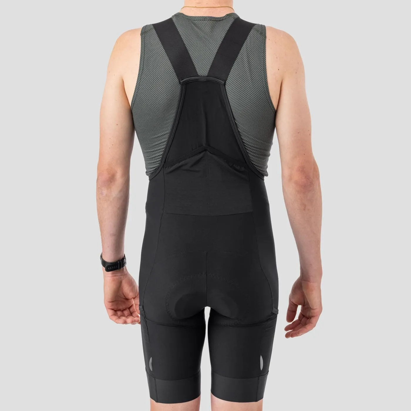 Men's Cargo Bib Short - Black