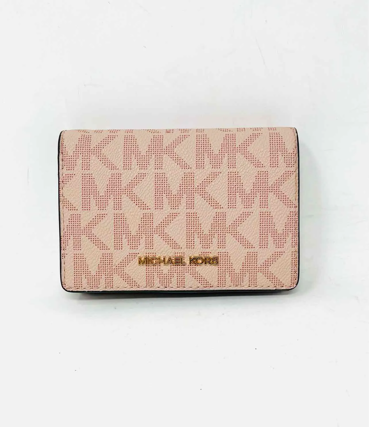 Michael Michael Kors Pink Signature Leather Designer Wallet