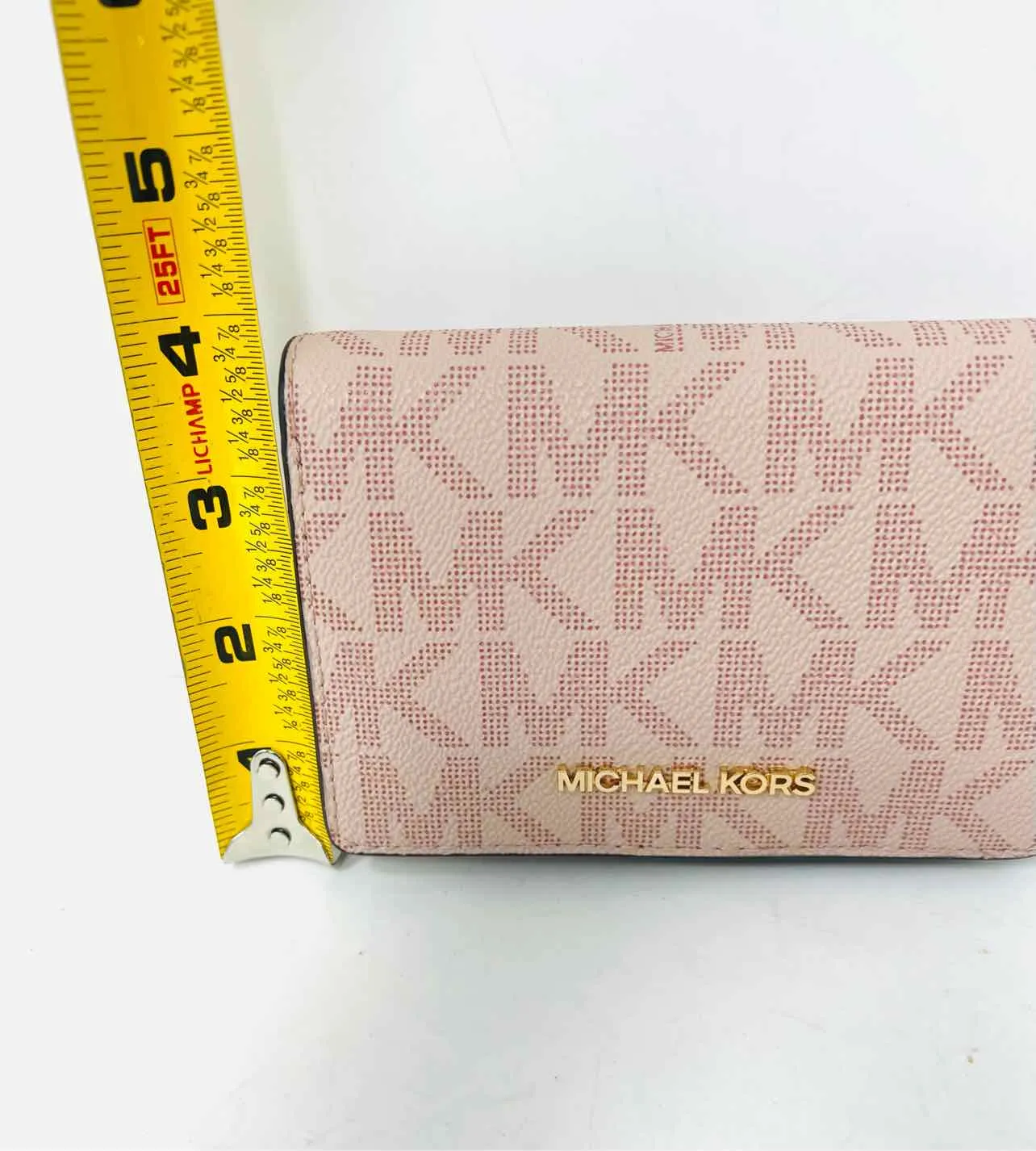 Michael Michael Kors Pink Signature Leather Designer Wallet