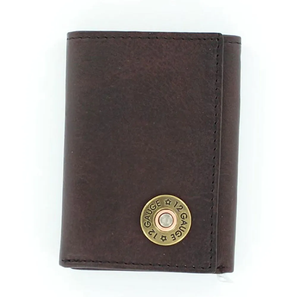 Nocona® Men's Tri-Fold 12 Gauge Concho Wallet