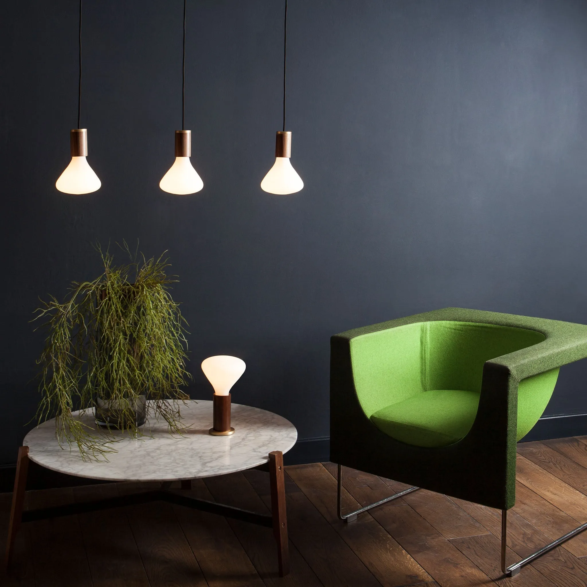 Noma Pendant Light in Brass