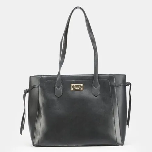 PIERRE CARDIN CHARLIE COLOURBLOCK TOTE | BLACK