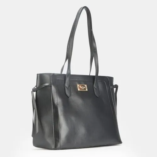 PIERRE CARDIN CHARLIE COLOURBLOCK TOTE | BLACK