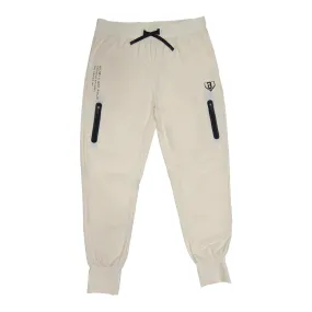 Pro Series Long Cuff Performance Youth Joggers - Bone/Black