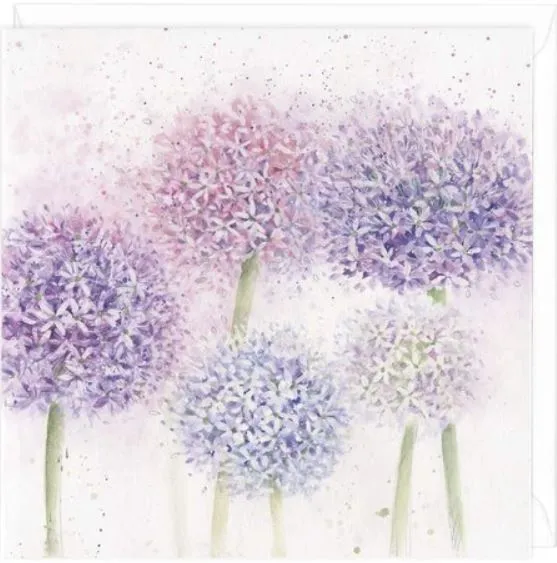 "Alliums" Greeting Card