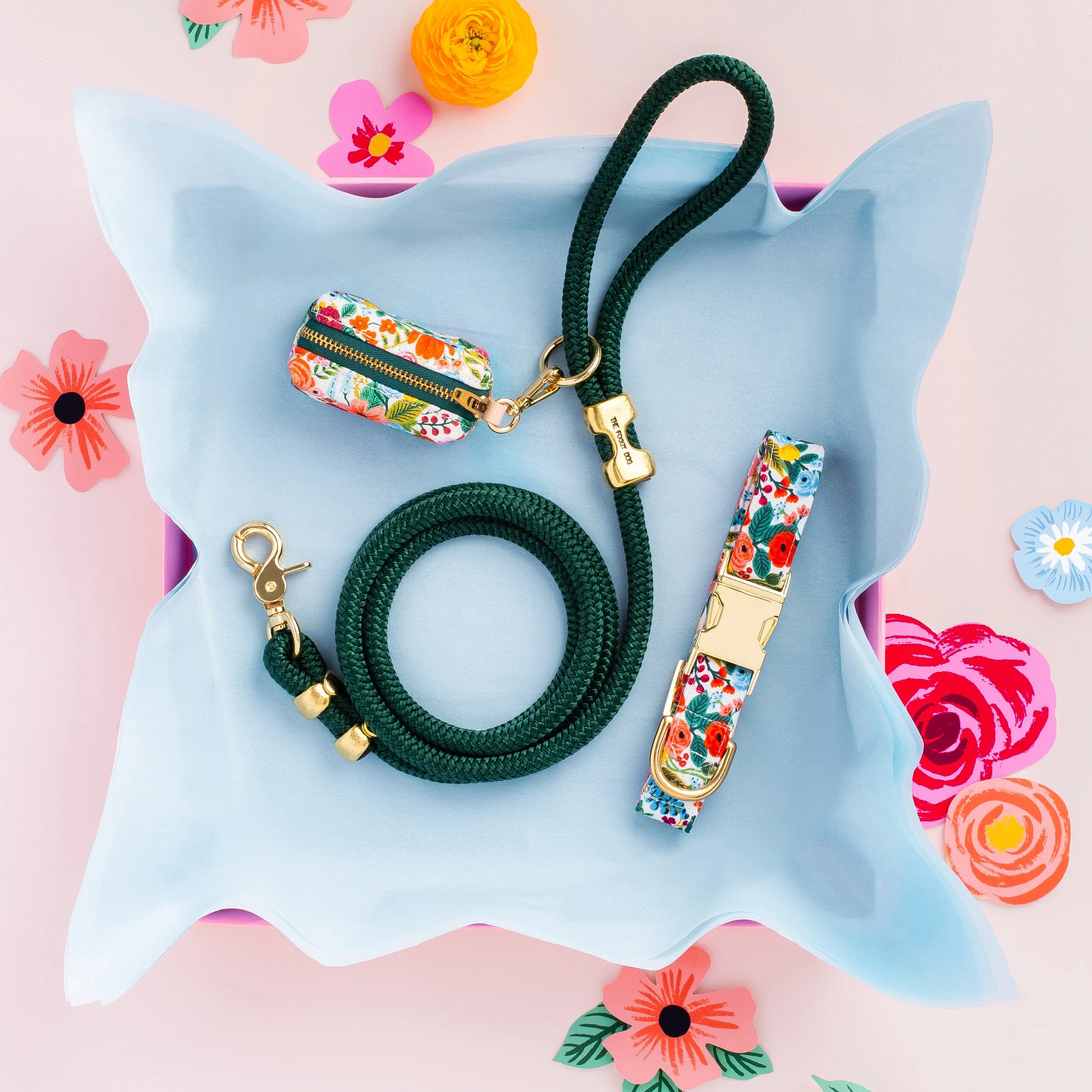 Rifle Paper Co. x TFD Garden Party Collar Walk Set