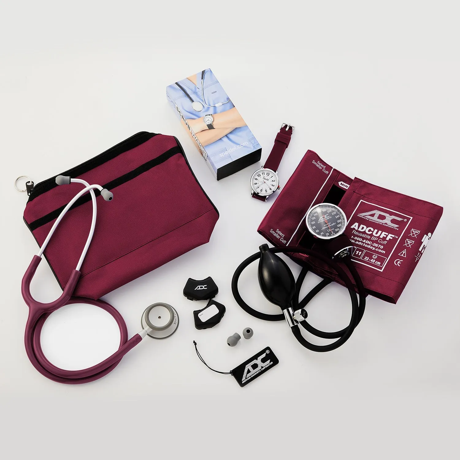 Scrub Kit w/ Matching Stethoscope, Blood Pressure Cuff, Scrub Watch & More