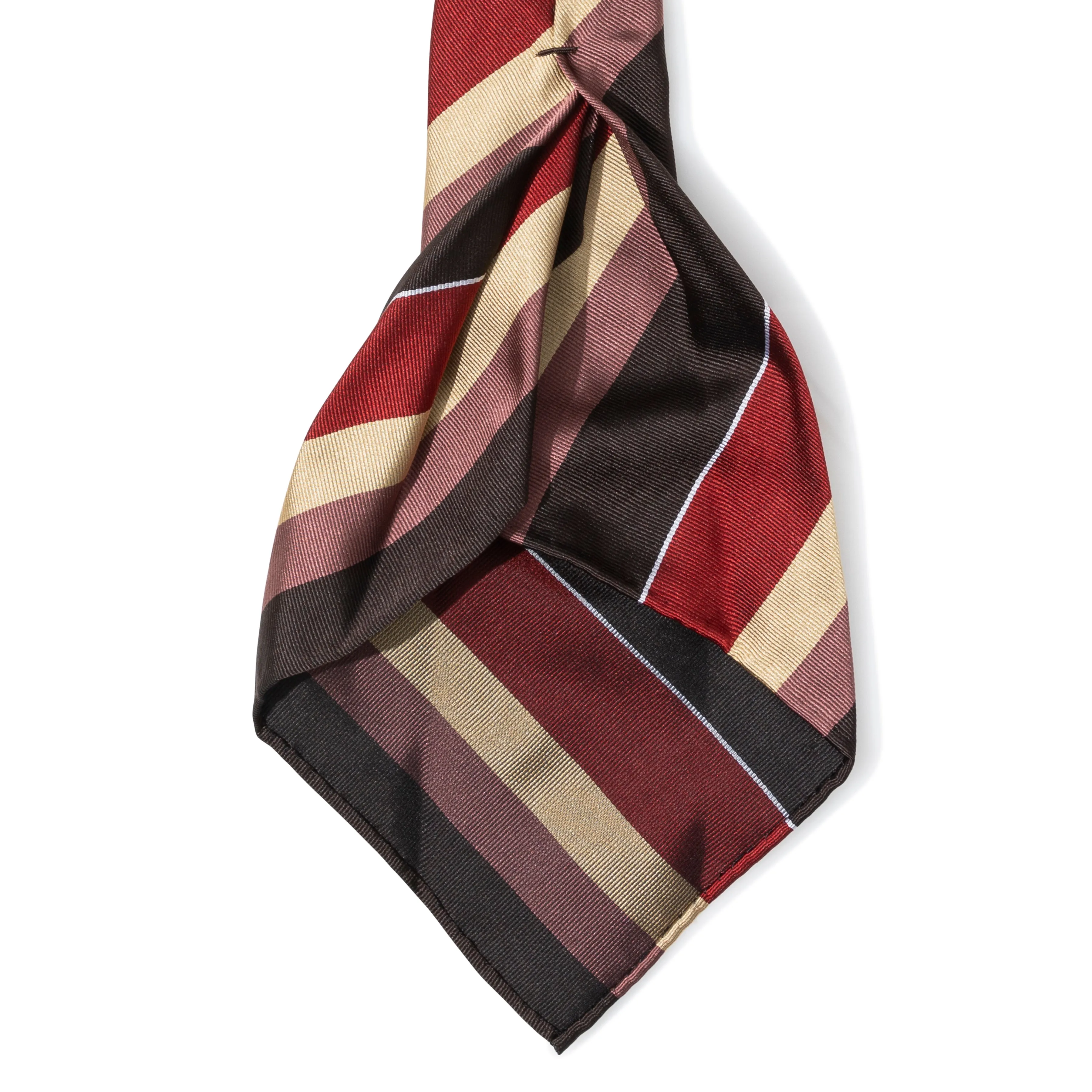 Silk Stripe Seven-fold Tie