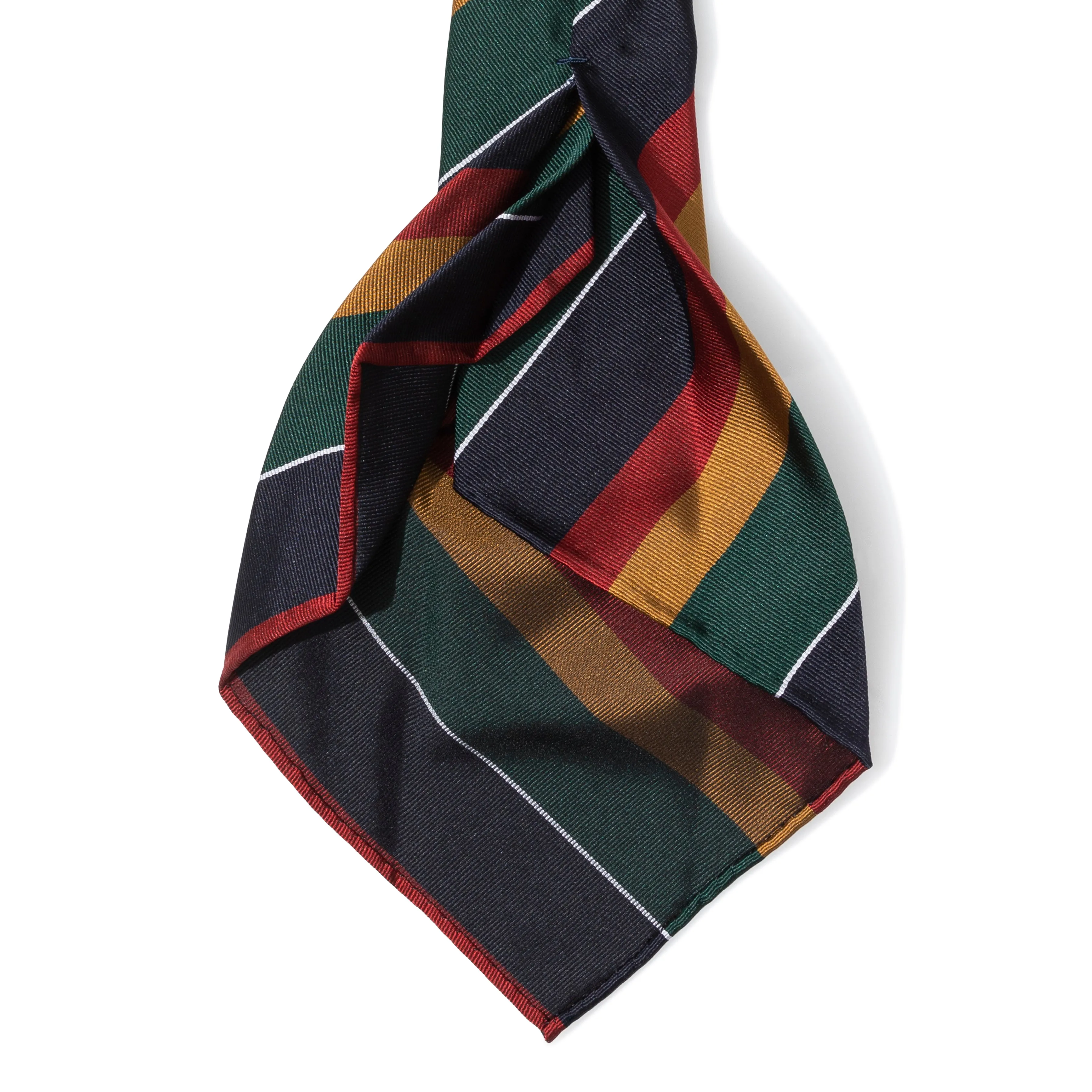 Silk Stripe Seven-fold Tie