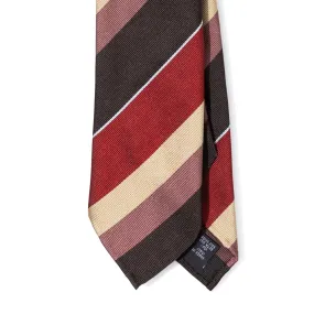 Silk Stripe Seven-fold Tie