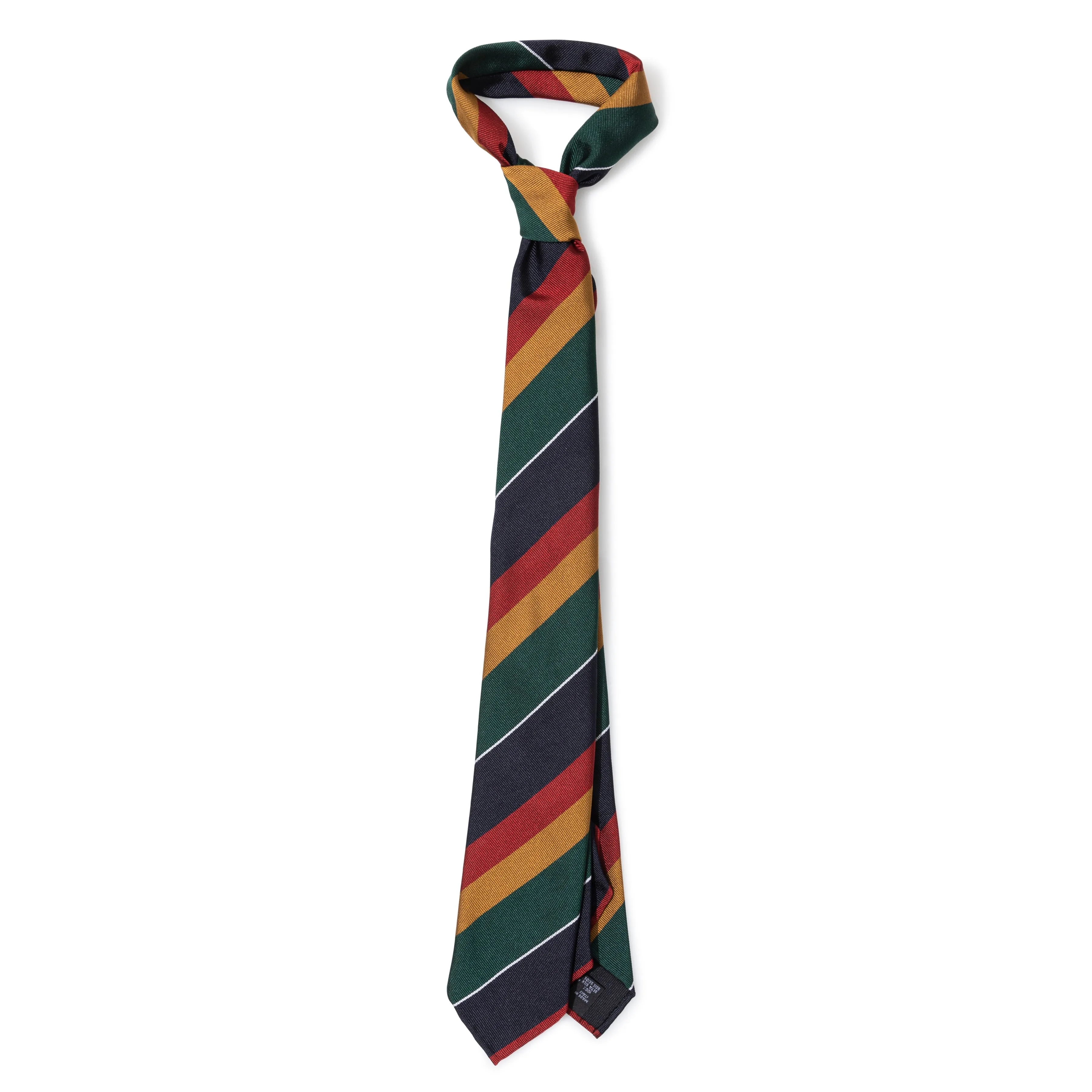 Silk Stripe Seven-fold Tie