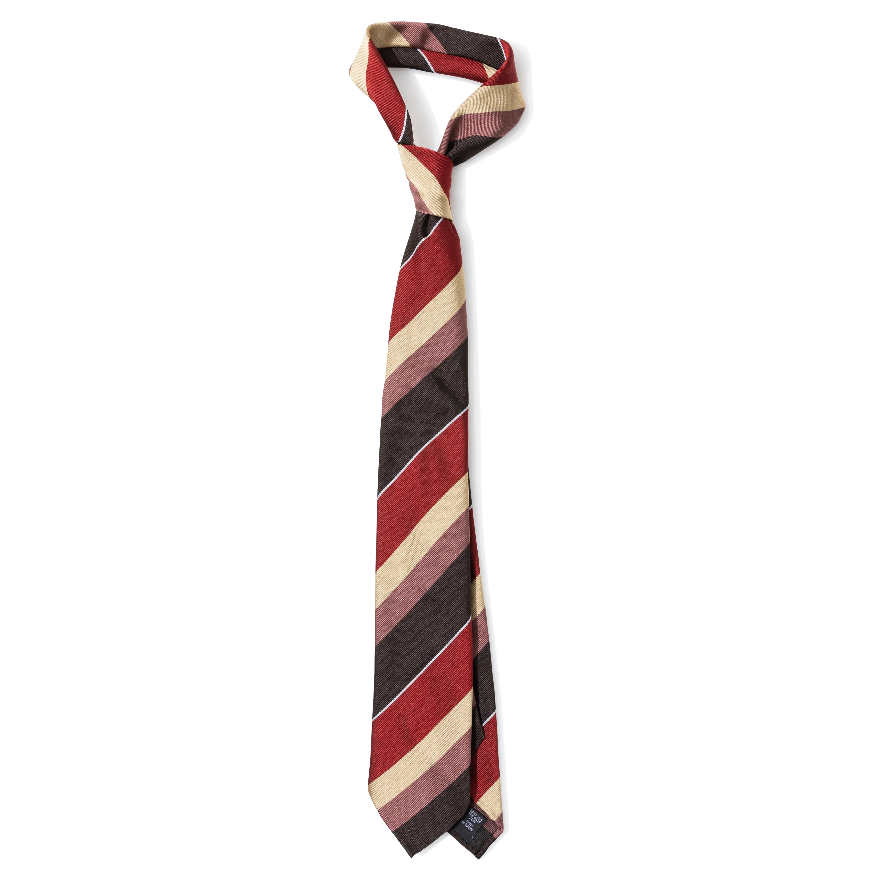 Silk Stripe Seven-fold Tie