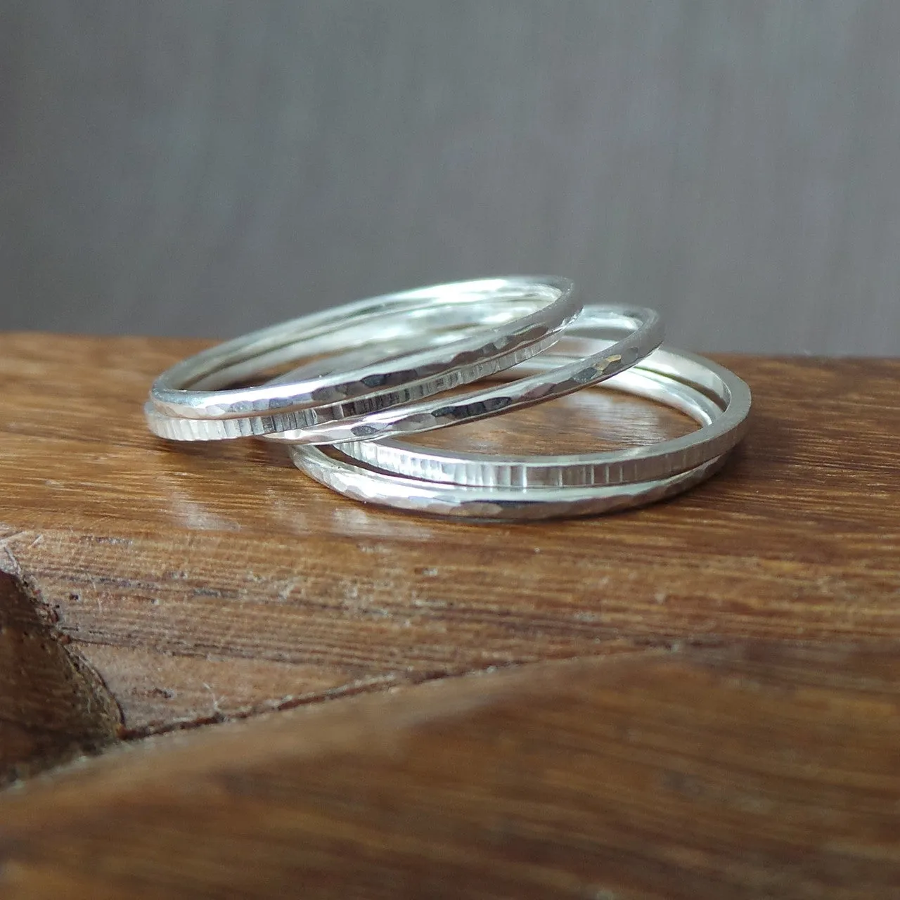 Silver Stacking Rings Workshop - afternoon of Friday 25th October 2024