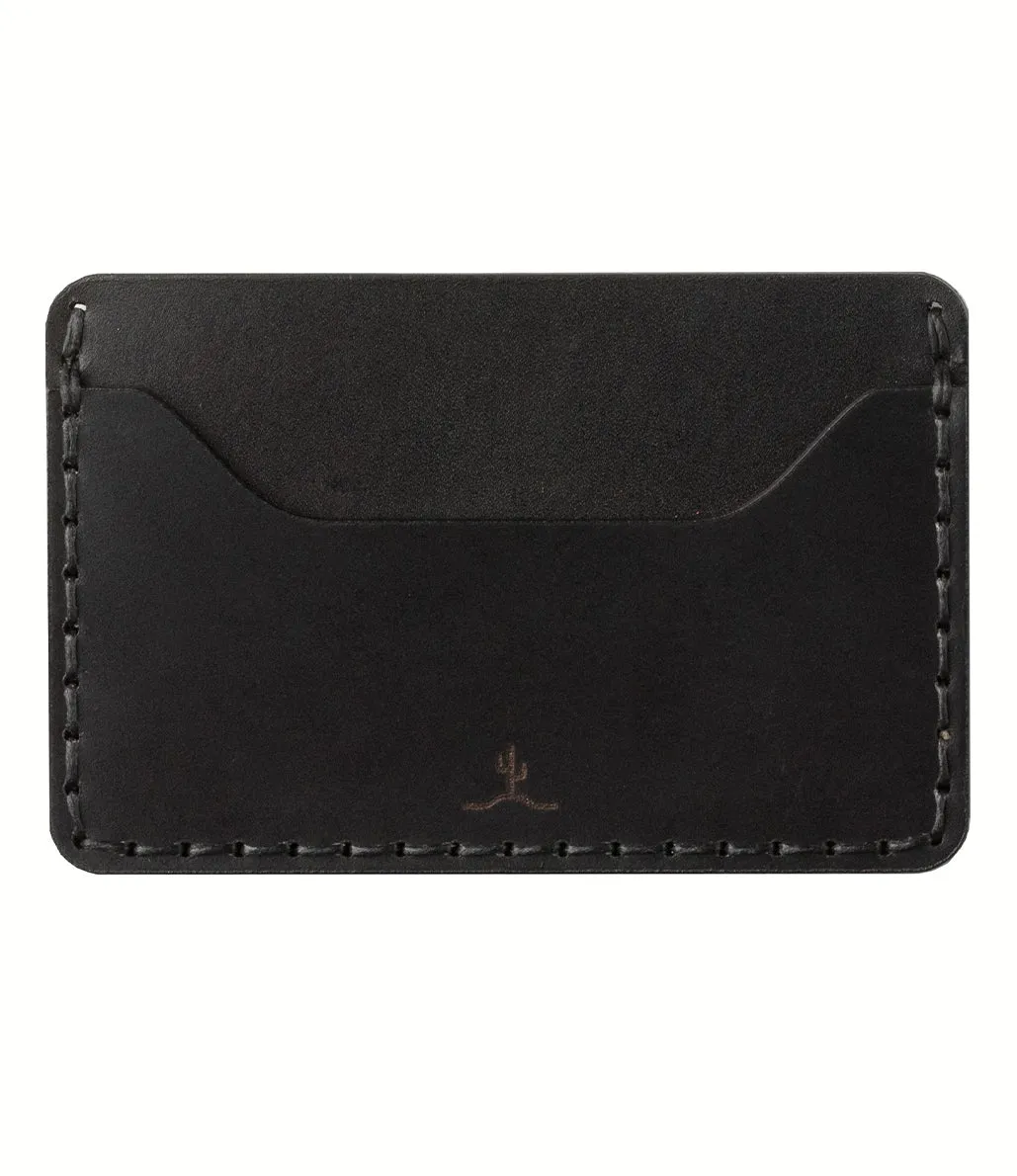 Slim Wallet // Black Cordovan