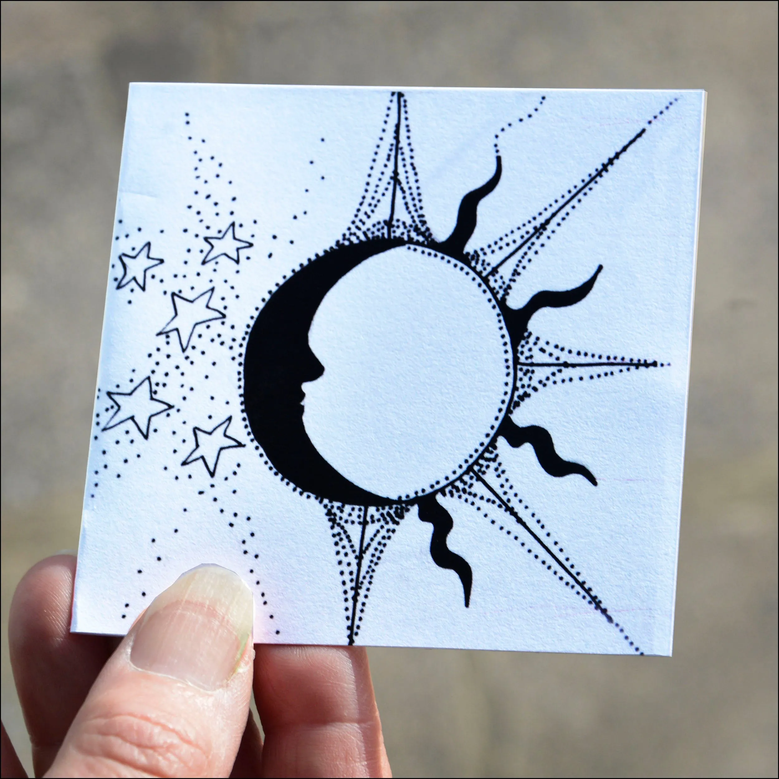 Sun and Moon Special Occasion Gift Card