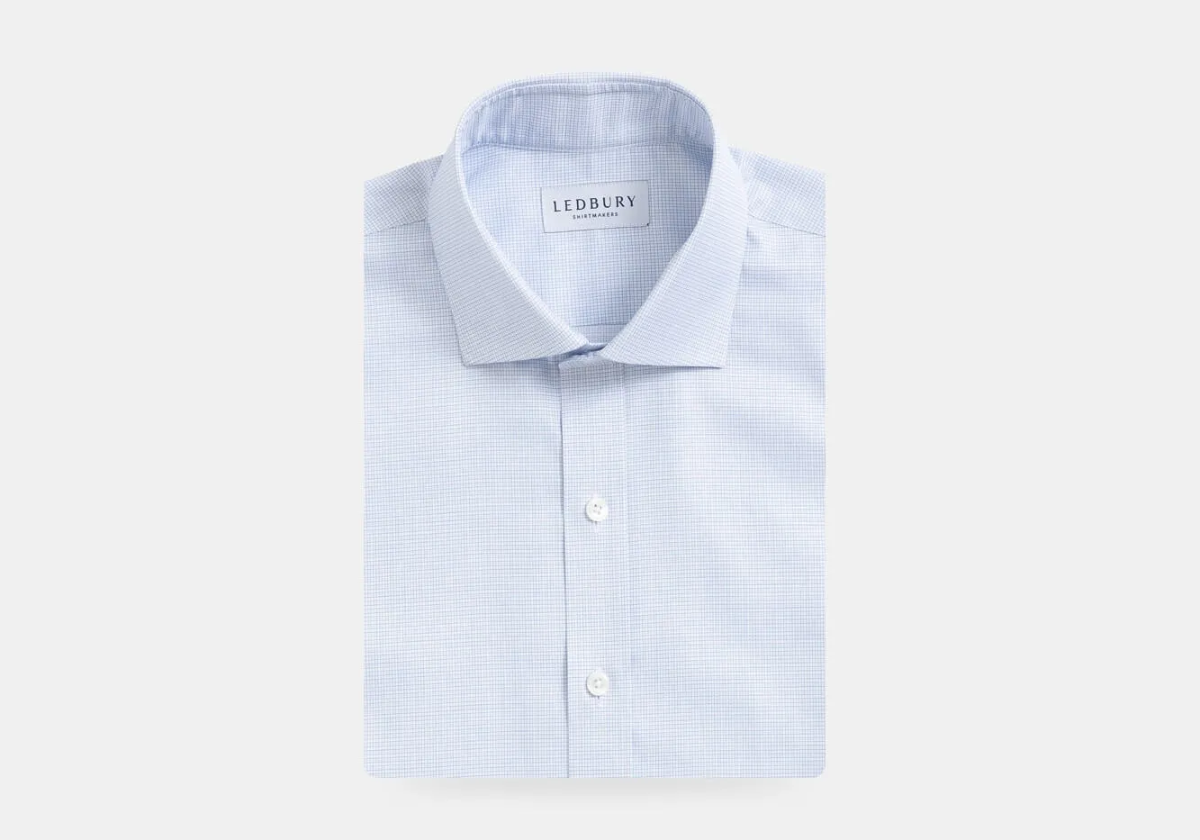 The Blue Strauss Small Check Custom Shirt