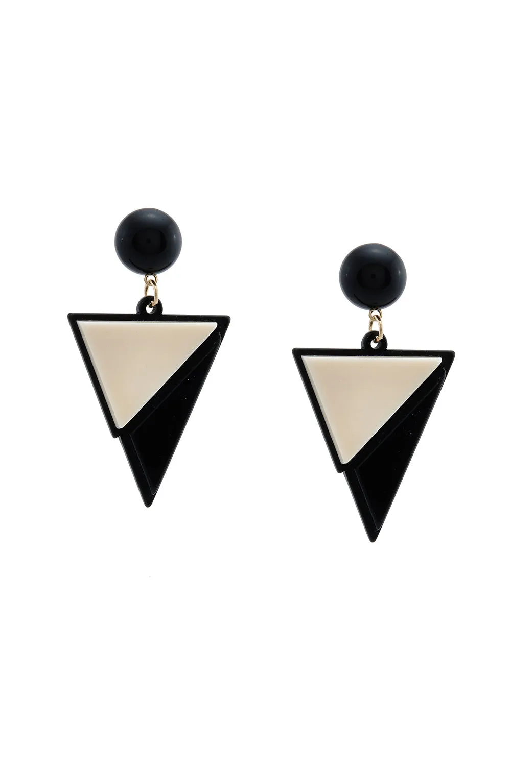 Triangle Drop Earrings