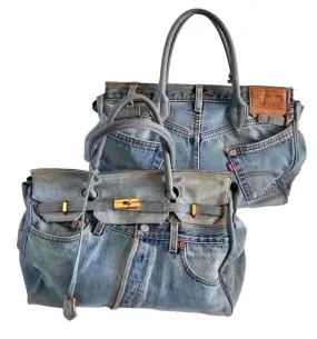 Upcycled Denim Birkin - Limited Edition