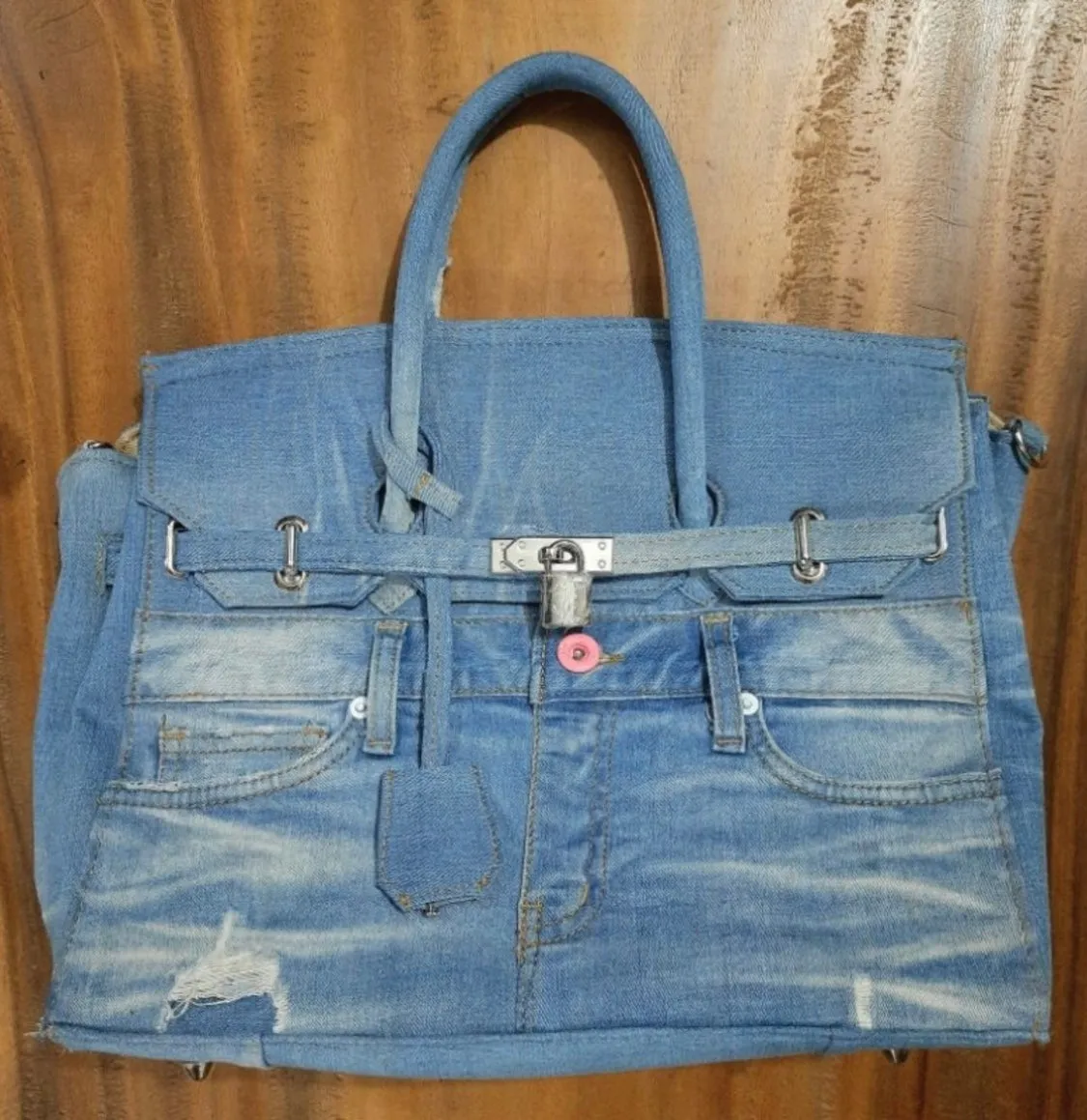 Upcycled Denim Birkin - Limited Edition