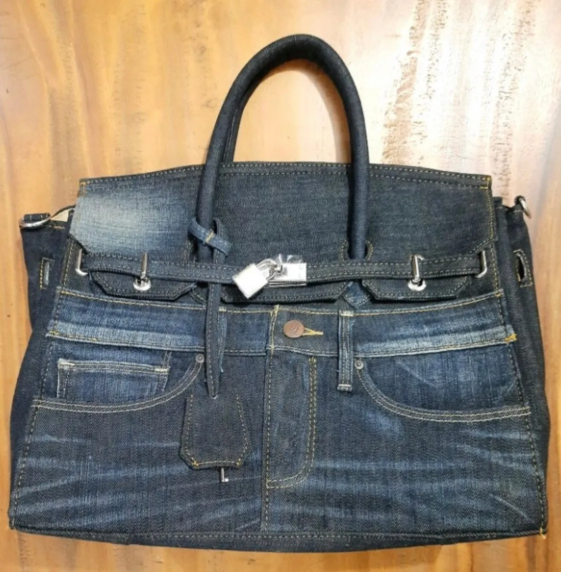 Upcycled Denim Birkin - Limited Edition