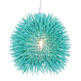 Urchin 169M01AQ 1-Light Mini Pendant - Aqua Velvet