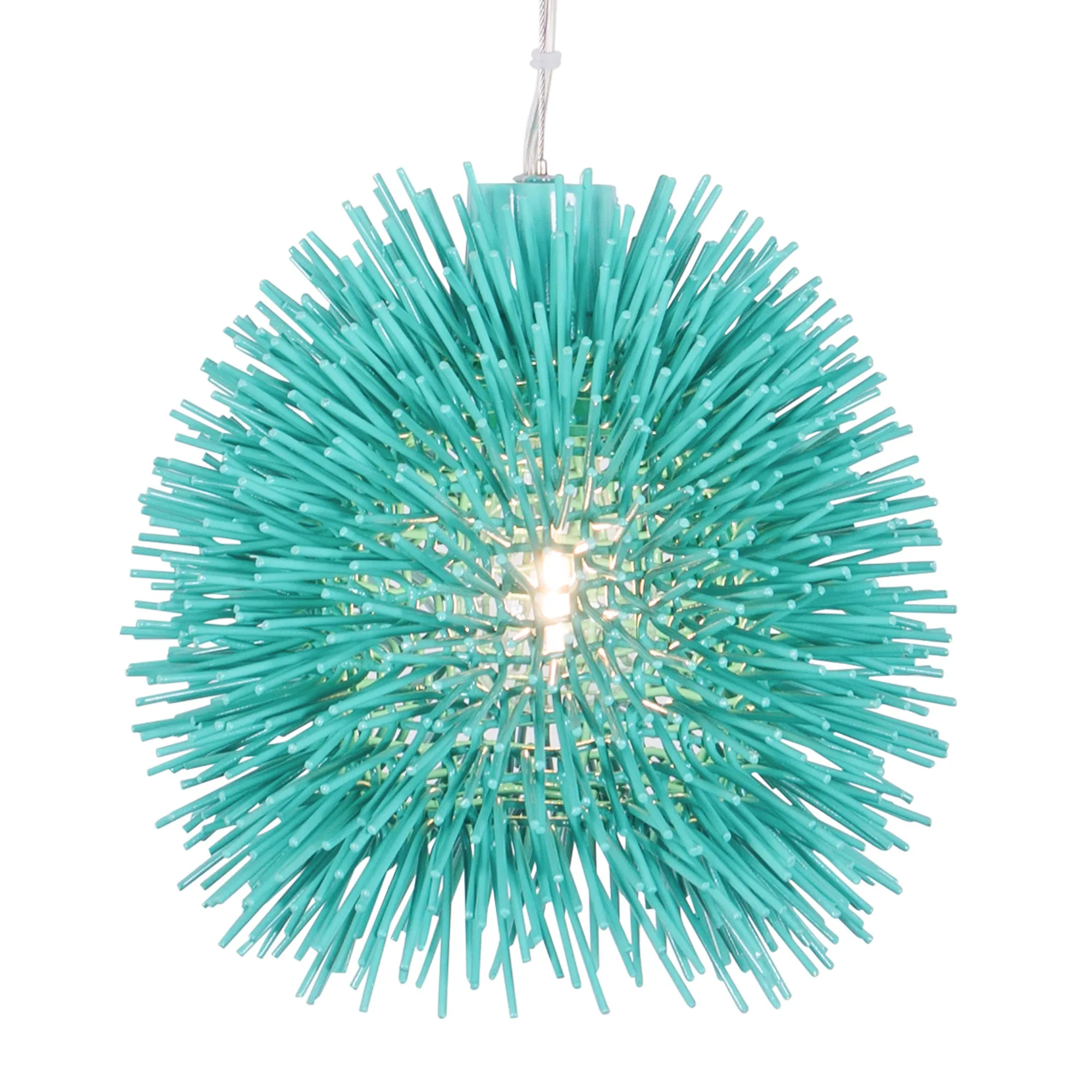 Urchin 169M01AQ 1-Light Mini Pendant - Aqua Velvet