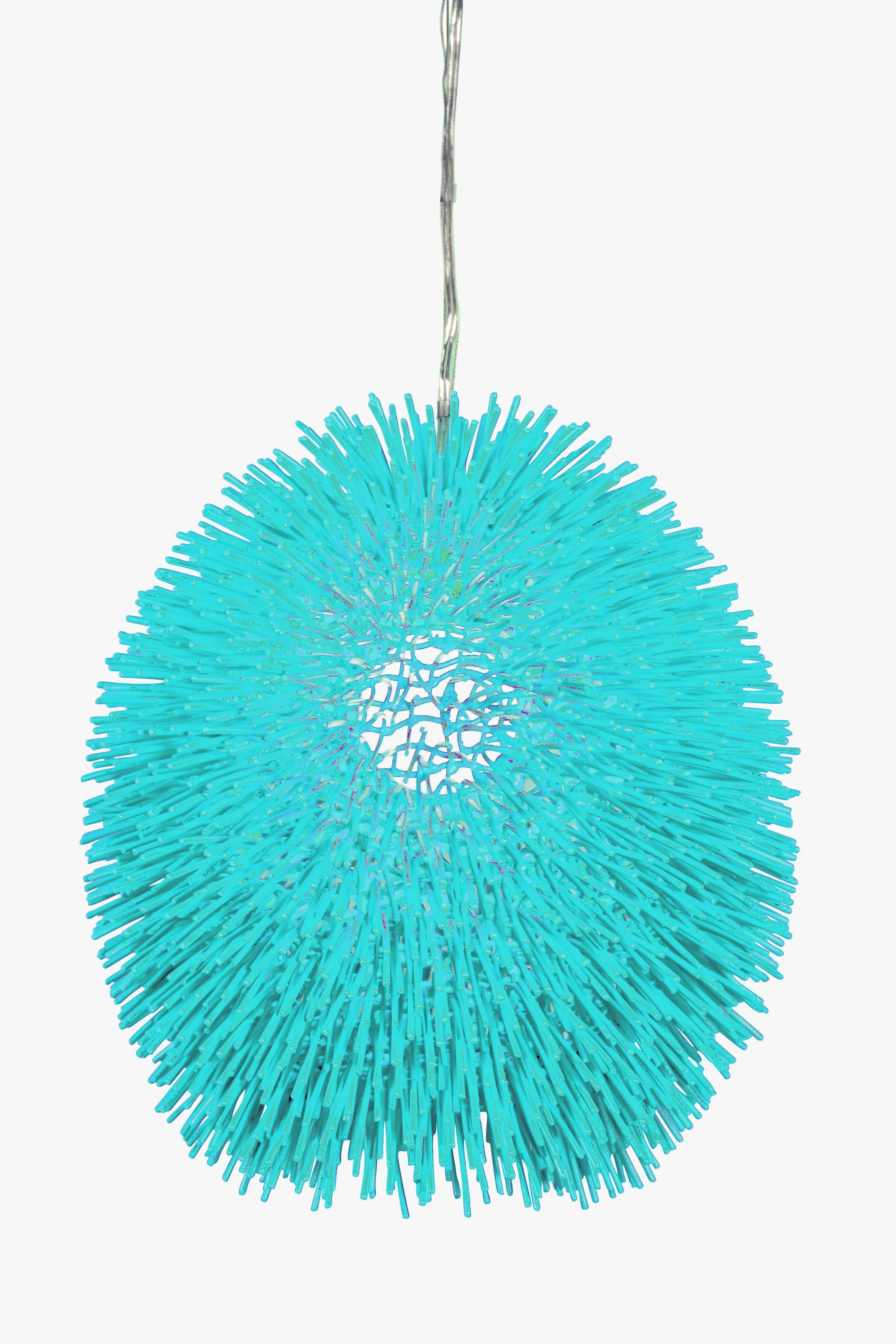 Urchin 169P01AQ 1-Light Pendant Light - Aqua Velvet