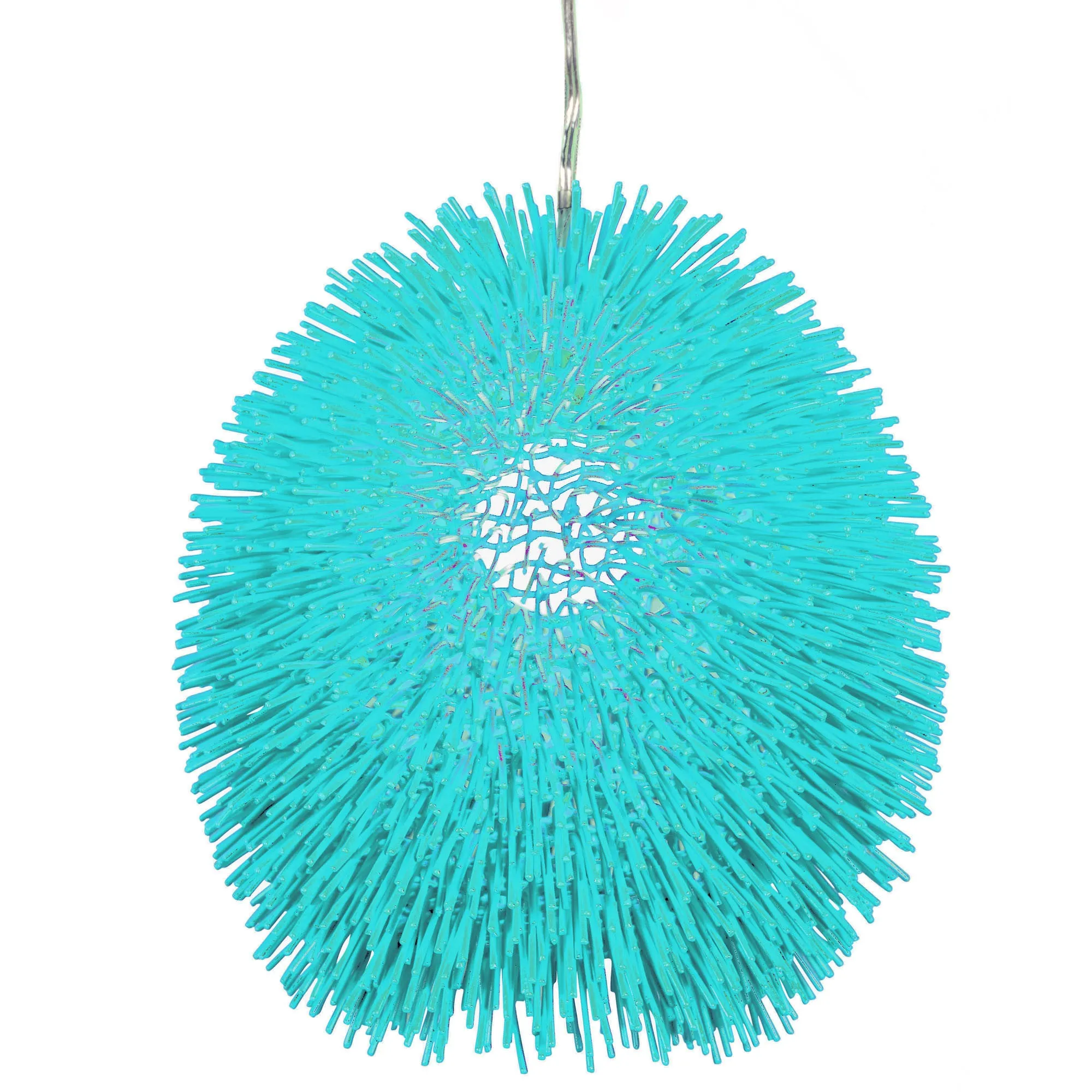 Urchin 169P01AQ 1-Light Pendant Light - Aqua Velvet