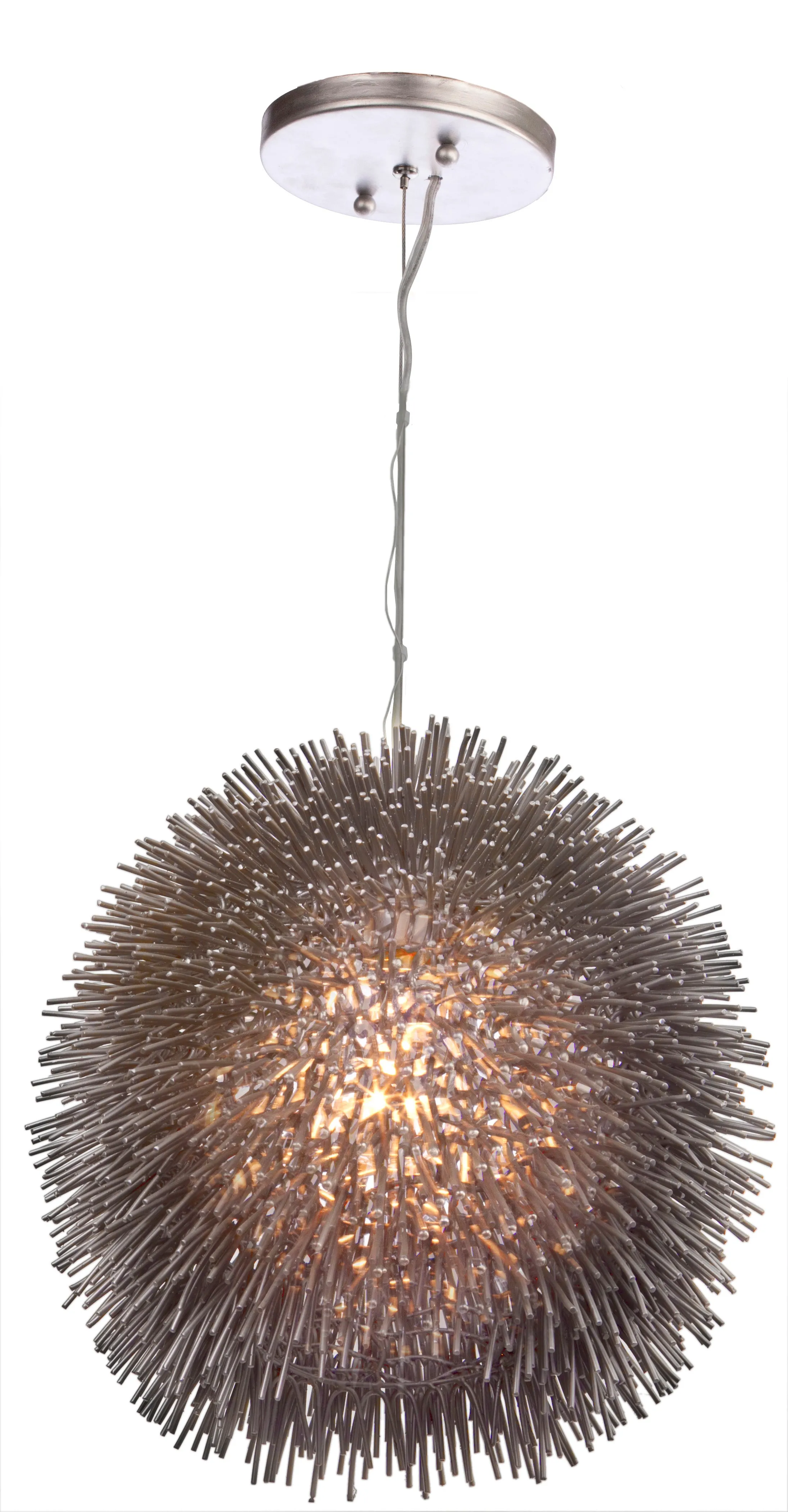 Urchin 169P01CH 1-Light Pendant Light - Painted Chrome