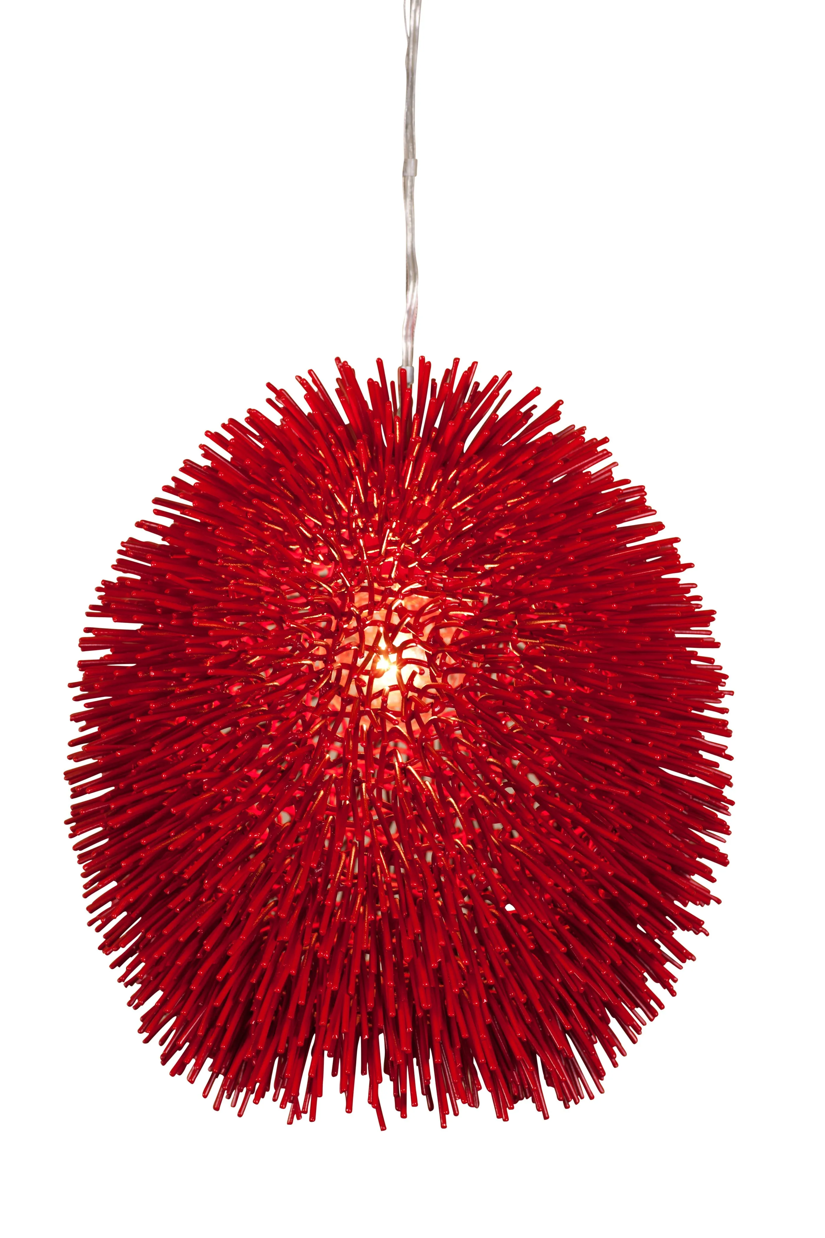 Urchin 169P01RE 1-Light Pendant Light - Super Red