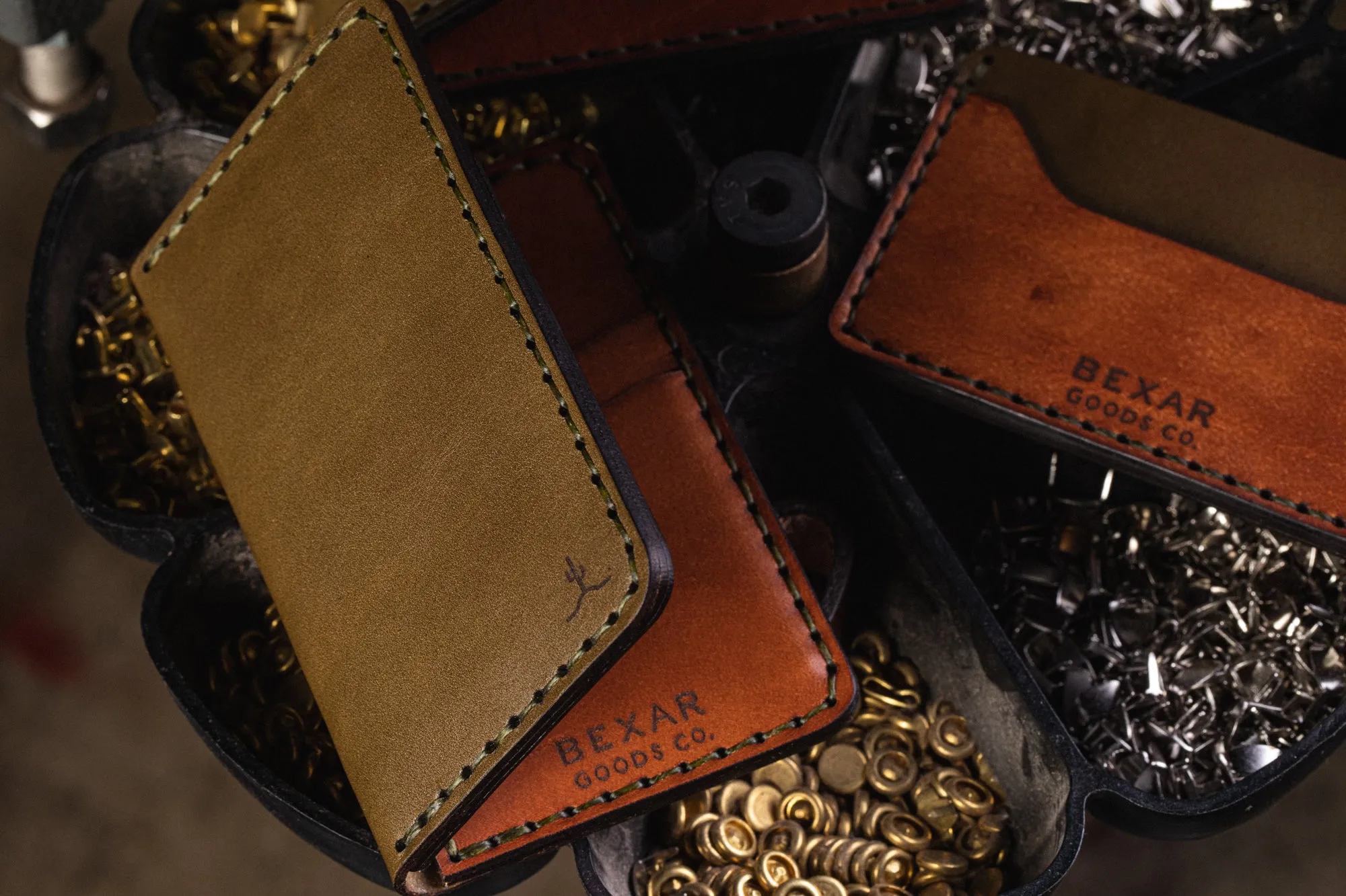 Vertical Card Wallet // Woodland