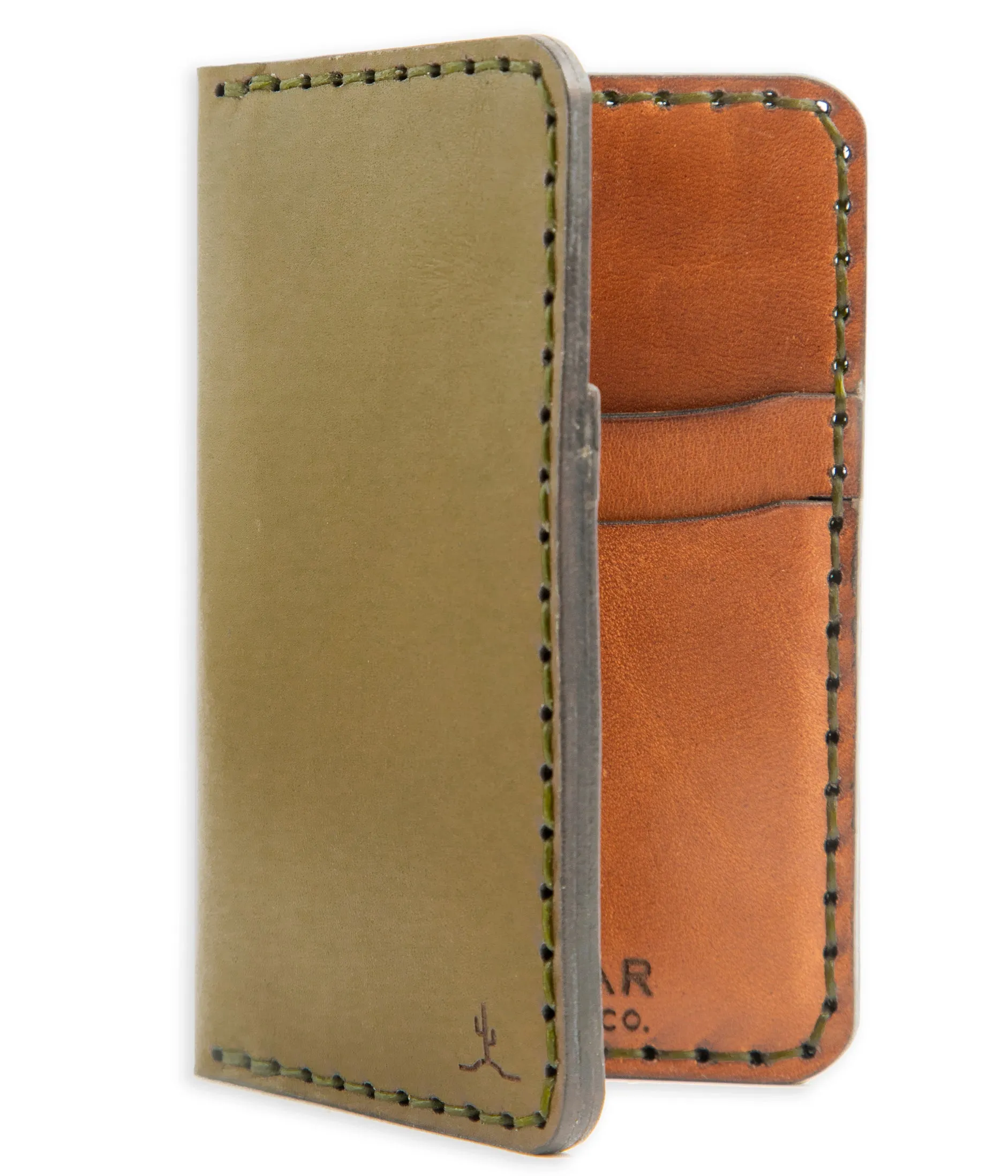 Vertical Card Wallet // Woodland