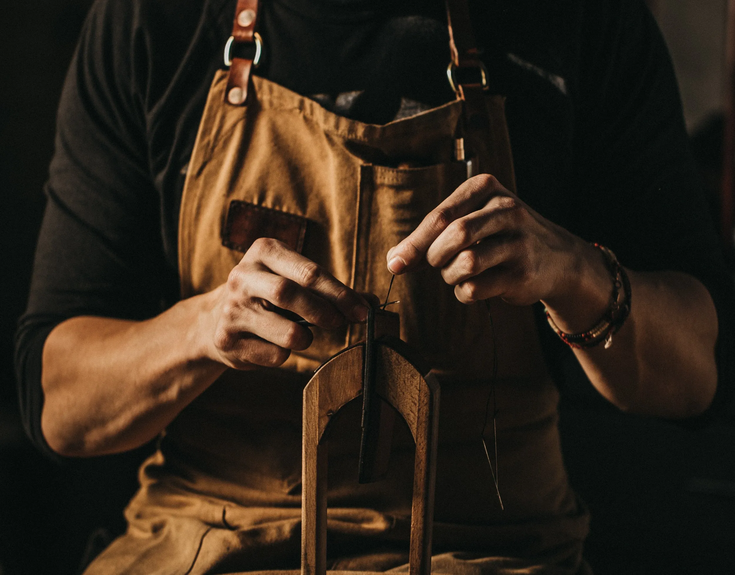 Vertical Card Wallet // Woodland