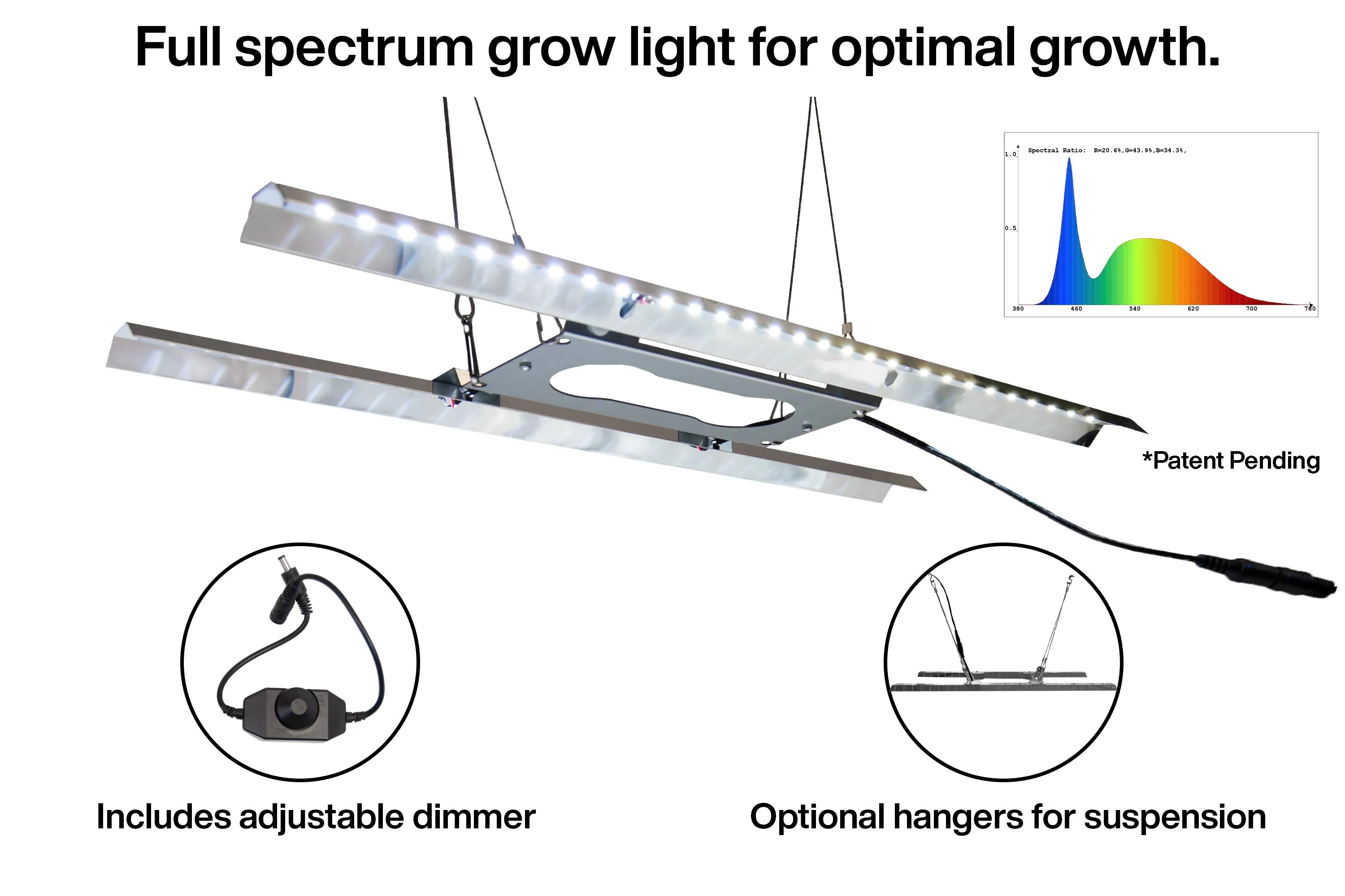 Viagrow Seedling Station Kit with LED Grow Light, Propagation Dome, Tray and 50 Coir Seedling Starters (EA)